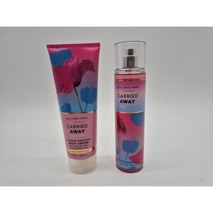 Bath and Body Works CARRIED AWAY Fine Fragrance Mist & Body Cream 2 PC SET